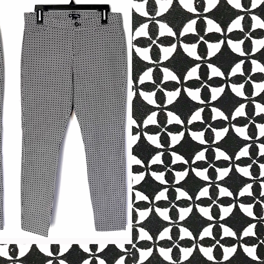 Gap EUC black /white skinny pants